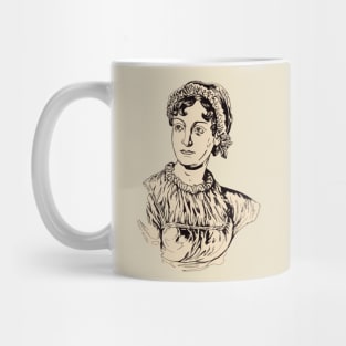 Jane Austen Illustration Mug